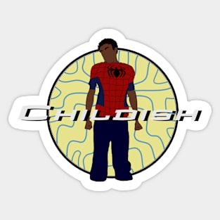 The Childish Spider-Troy Sticker